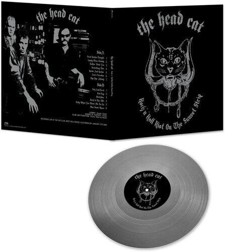 HEAD CAT - ROCK N' ROLL RIOT ON THE SUNSET STRIP - SILVER Vinyl LP