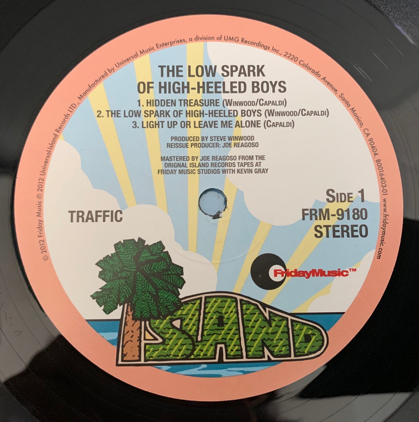 TRAFFIC - LOW SPARK OF HIGH HEELED BOYS Vinyl LP