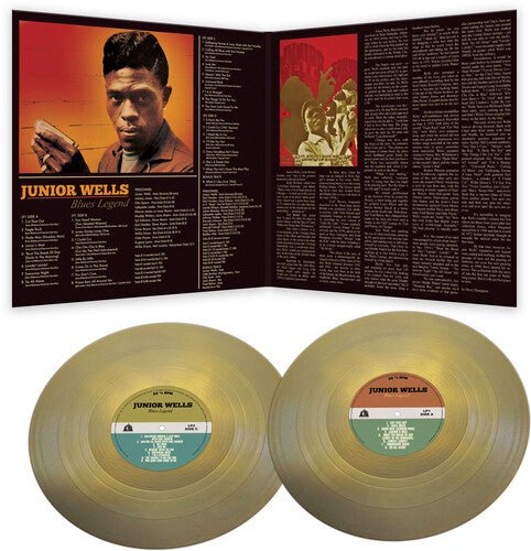WELLS,JUNIOR - BLUES LEGEND - GOLD Vinyl LP