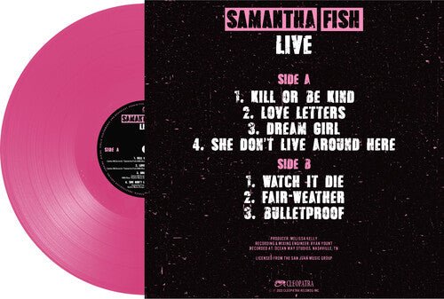 FISH,SAMANTHA - LIVE - PINK Vinyl LP