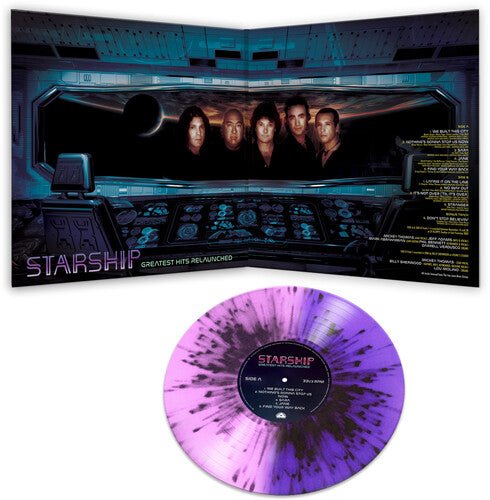 STARSHIP - GREATEST HITS RELAUNCHED - SPLIT COLOR SPLATTER Vinyl LP