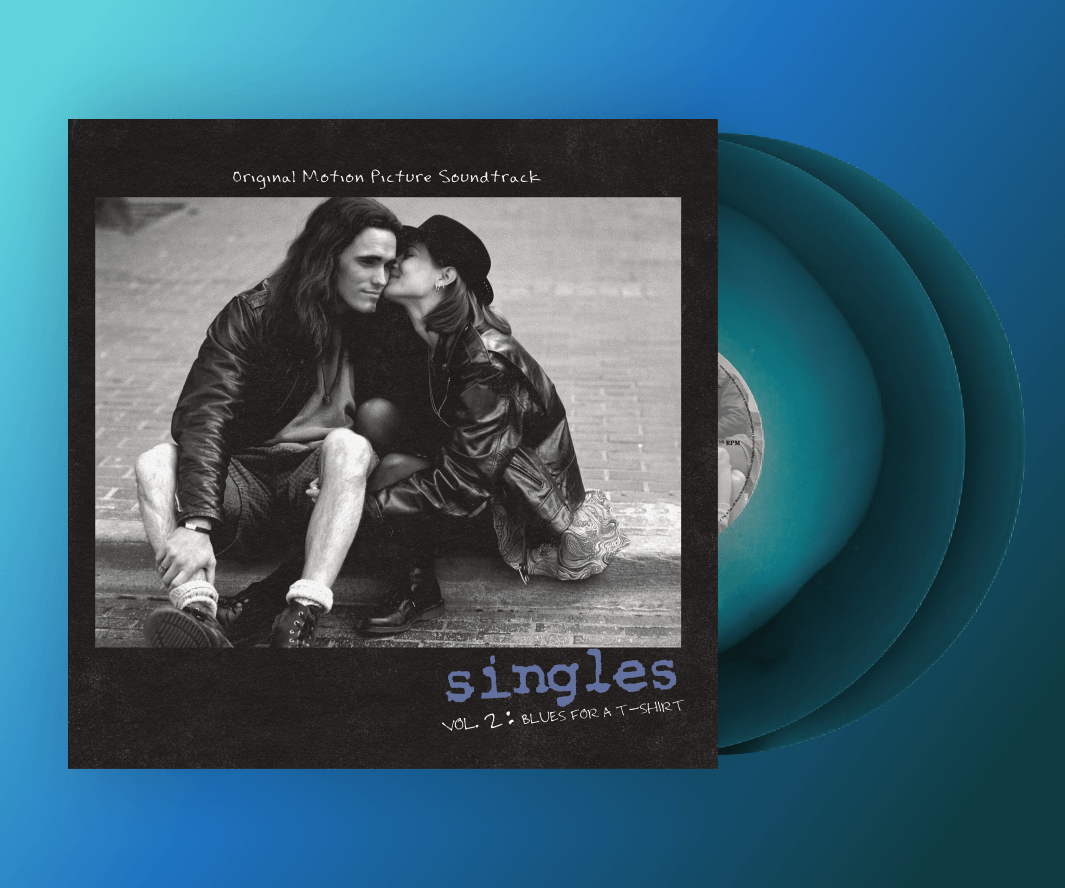 Singles Vol. 2 Original Motion Picture Soundtrack Pacific Rain Blue Colored Vinyl LP