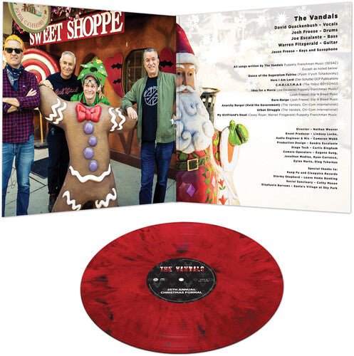 VANDALS - 25TH ANNUAL CHRISTMAS FORMAL - RED & BLACK MARBLE Vinyl LP