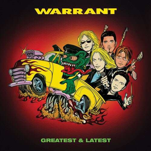 WARRANT - GREATEST & LATEST - RED & BLACK SPLATTER Vinyl LP