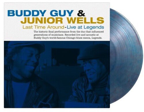 GUY,BUDDY / WELLS,JUNIOR - LAST TIME AROUND: LIVE AT LEGENDS Blue & Red Marble Vinyl LP