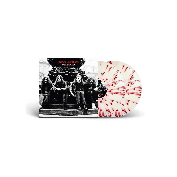 BLACK SABBATH -Montreux 1970 & Lost BBC Sessions Limited Edition Import,  Clear & Red Splatter Vinyl LP