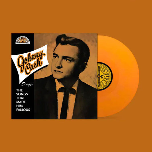 CASH,JOHNNY - SINGS THE SONGS THAT MADE HIM FAMOUS Tangerine Vinyl LP