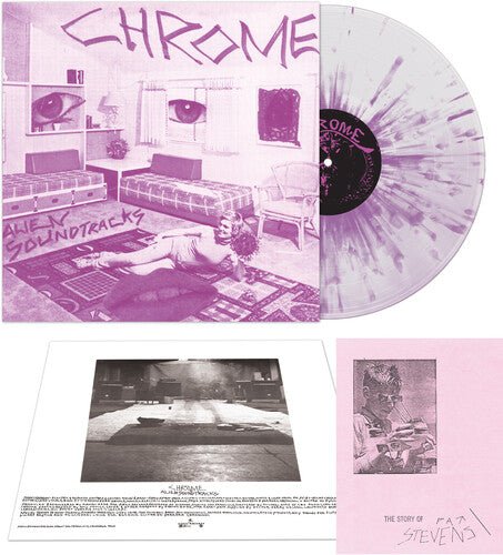 CHROME - ALIEN SOUNDTRACKS - PURPLE SPLATTER Vinyl LP