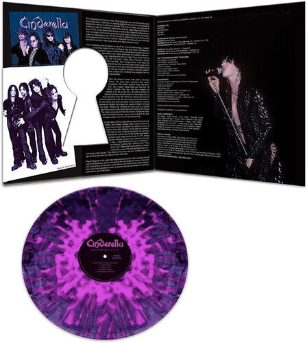 CINDERELLA - LIVE AT THE KEY CLUB - MARBLE PURPLE SPLATTER Vinyl LP