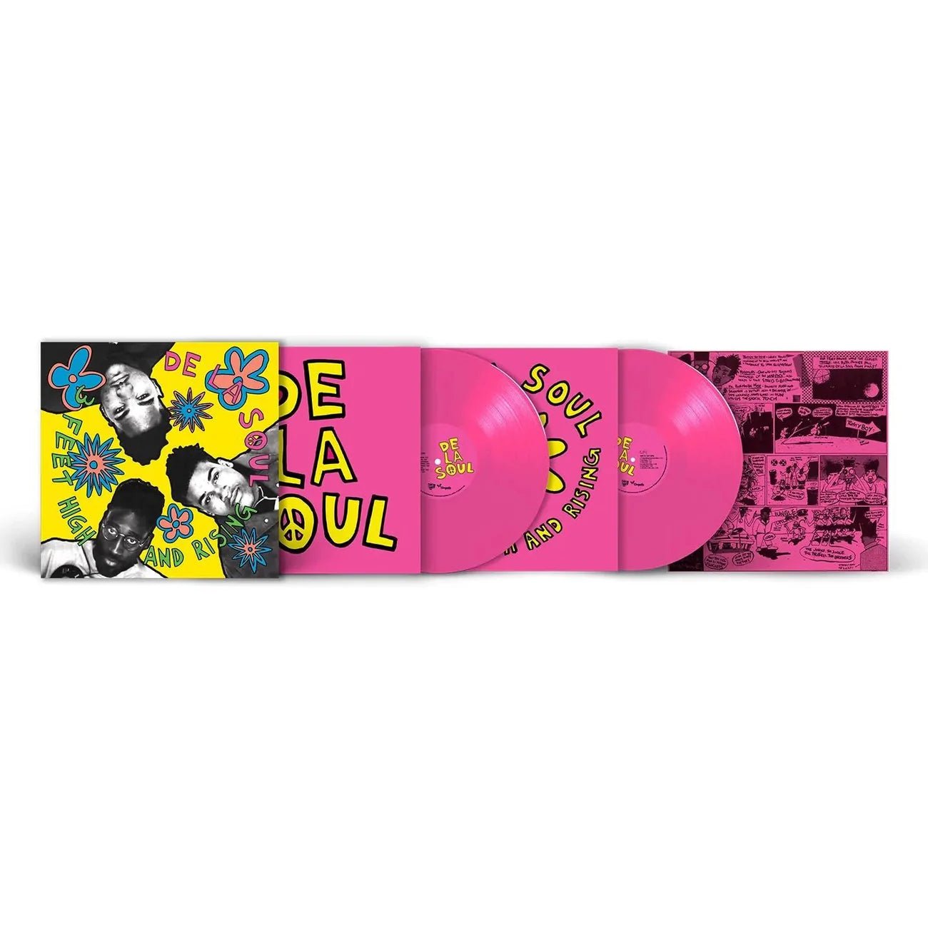 DE LA SOUL - 3 FEET HIGH AND RISING - MAGENTA Vinyl LP