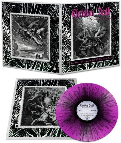 CHRISTIAN DEATH - RAGE OF ANGELS - PURPLE/BLACK SPLATTER Vinyl LP –  Experience Vinyl