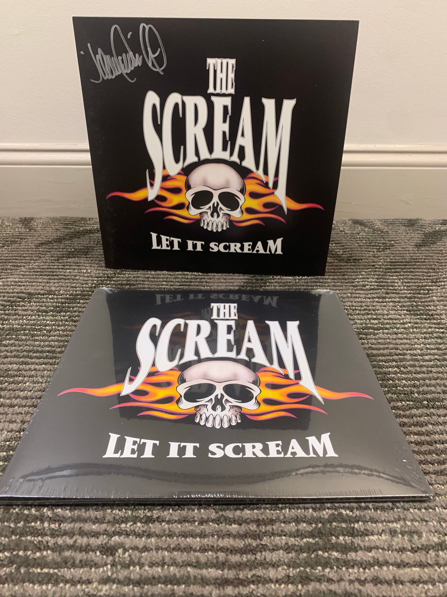 The Scream - Let It Scream Autographed Colored Vinyl LP