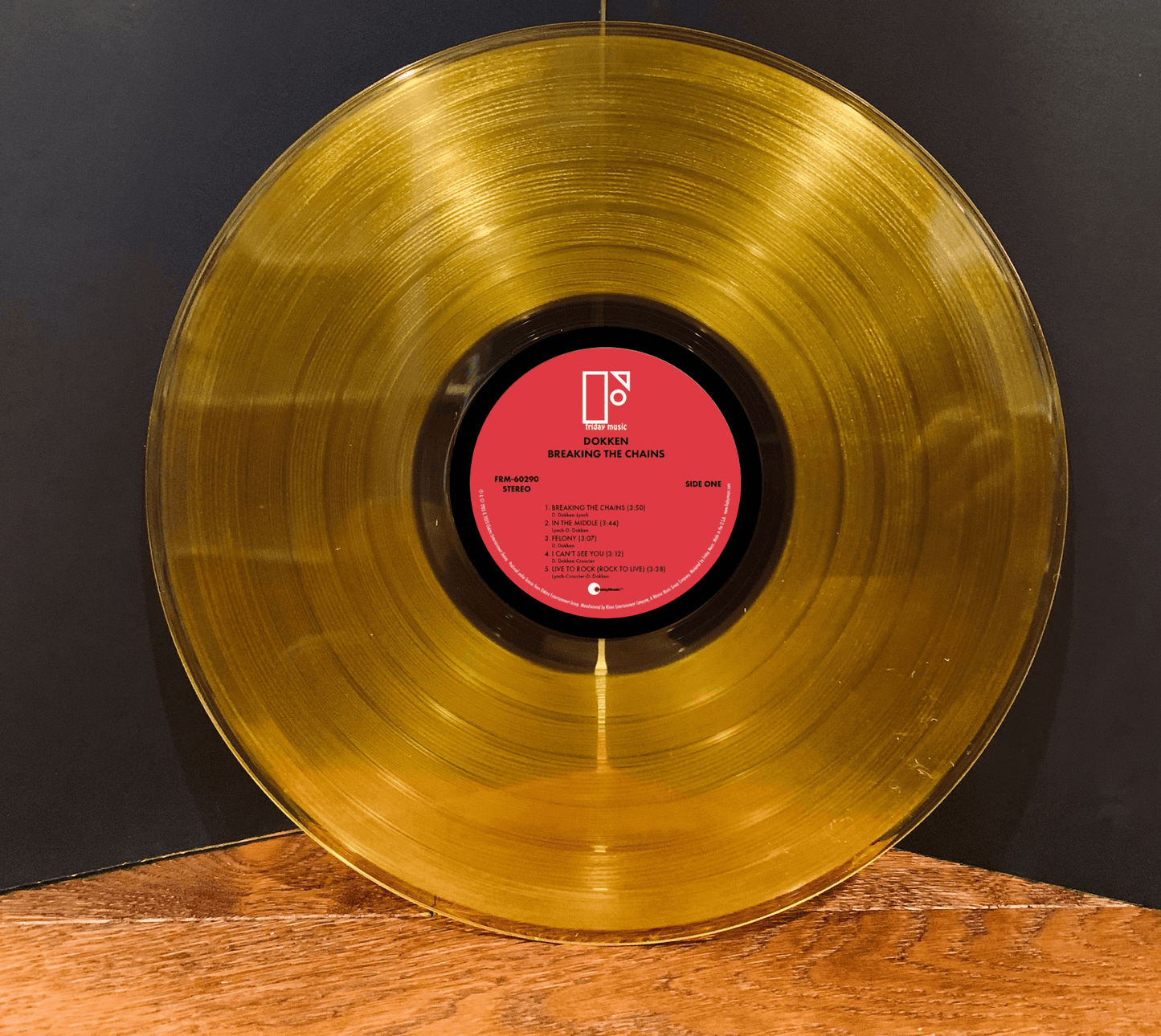 DOKKEN - BREAKING THE CHAINS GOLD Vinyl LP