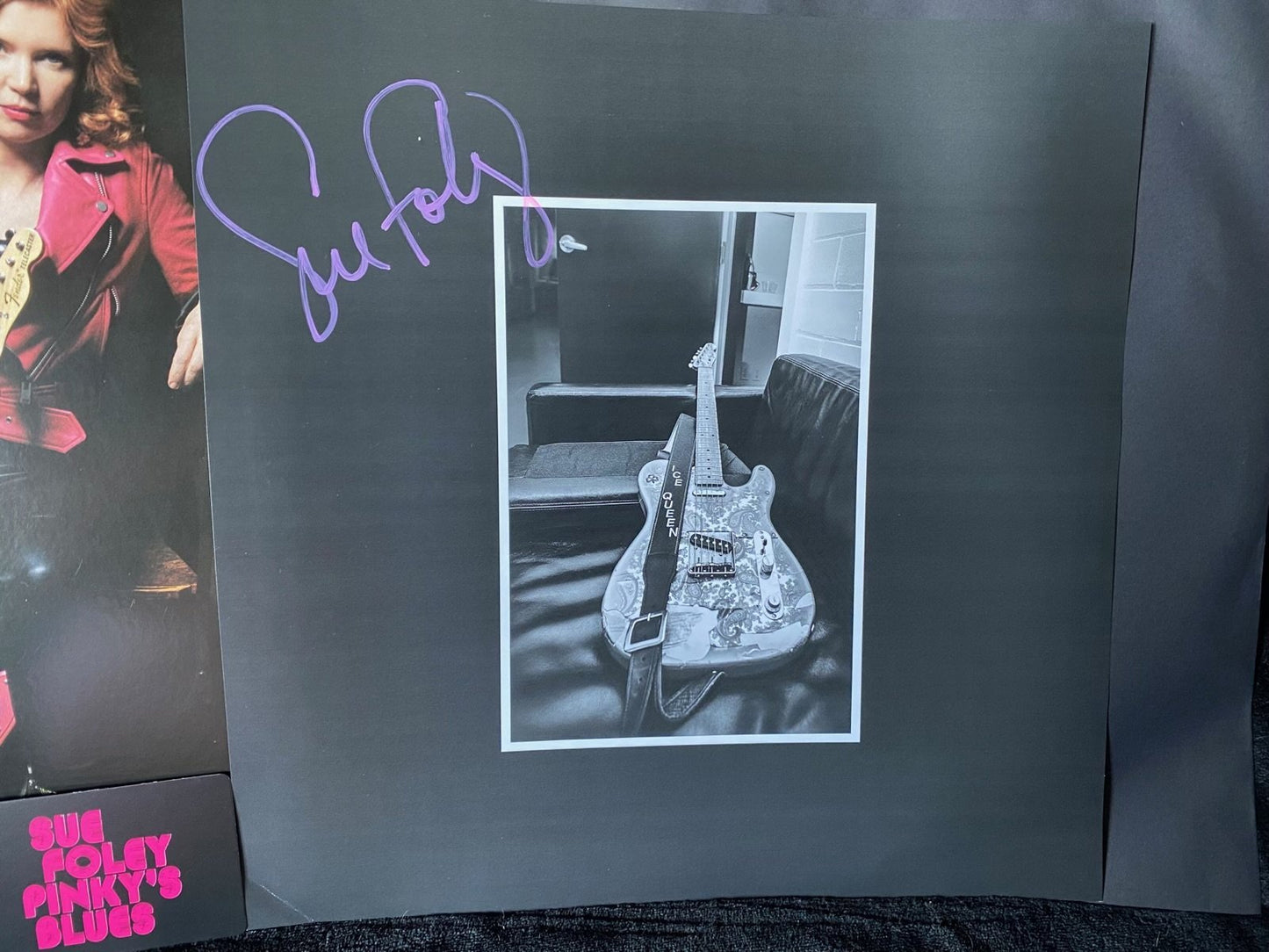 Sue Foley -  Pinky's Blues w/ Autographed Insert Vinyl LP