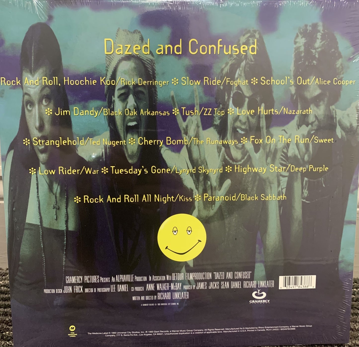 DAZED AND CONFUSED (MUSIC FROM THE MOTION PICTURE) Vinyl LP