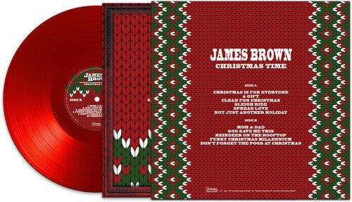 BROWN,JAMES - CHRISTMAS TIME - RED Vinyl LP – Experience Vinyl