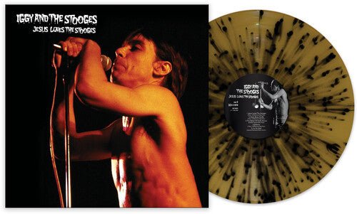 JESUS LOVES THE STOOGES - BLACK/GOLD SPLATTER