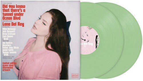 DEL REY,LANA - DID YOU KNOW THAT THERE'S TUNNEL UNDER OCEAN BLVD Light Green Vinyl LP