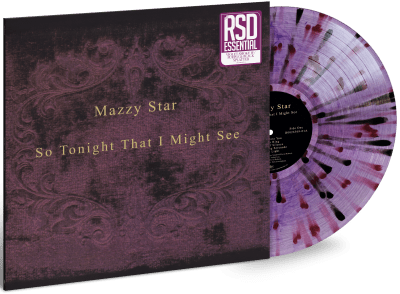 MAZZY STAR - SO TONIGHT THAT I MIGHT SEE Violet Purple Black Smoke Vinyl LP
