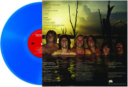 BLACK OAK ARKANSAS - RACE WITH THE DEVIL - BLUE Vinyl LP – Experience Vinyl