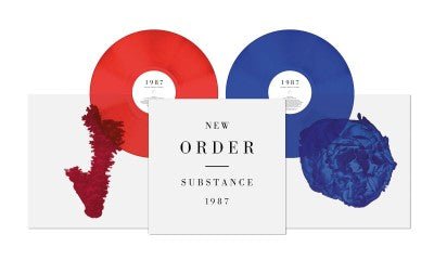 NEW ORDER - SUBSTANCE (2023 REISSUE) Blue/Red Vinyl LP