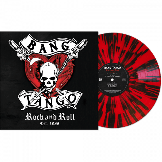 BANG TANGO - ROCK & ROLL - BLACK/RED SPLATTER Vinyl LP