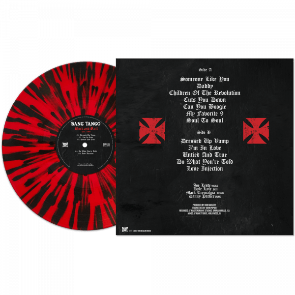 BANG TANGO - ROCK AND ROLL EST. 1988 - BLACK/RED SPLATTER Vinyl LP