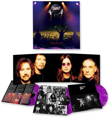 BLACK SABBATH - REUNION Purple Smoke Vinyl LP
