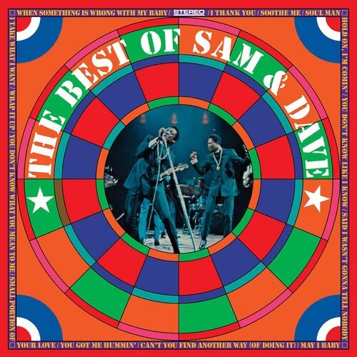 SAM & DAVE - BEST OF SAM & DAVE Clear Red Vinyl LP