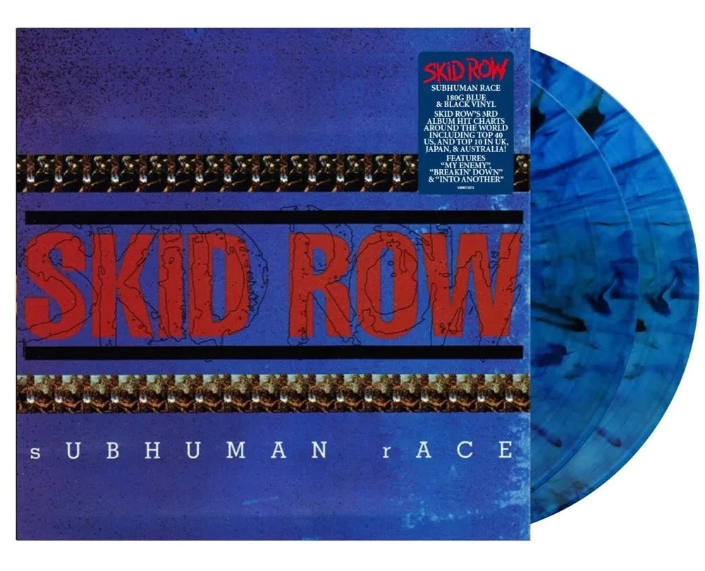 Skid Row -Subhuman Race Blue/Black Marbled 2 180 Gram Vinyl LP