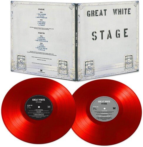 GREAT WHITE - STAGE - RED Vinyl LP