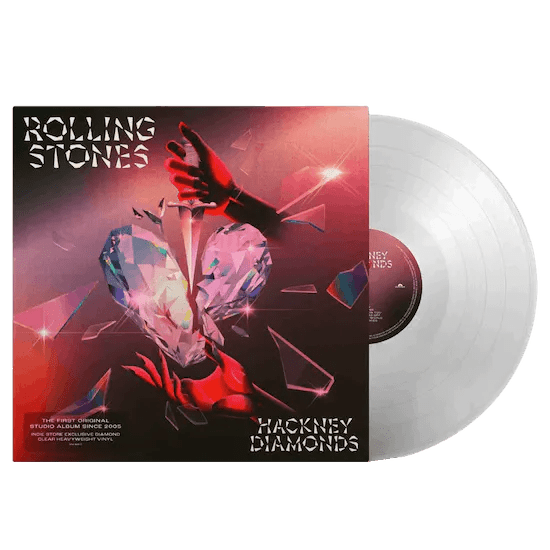 ROLLING STONES - HACKNEY DIAMONDS Diamond Clear Vinyl LP