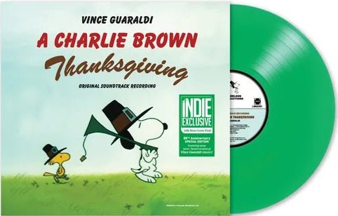 GUARALDI,VINCE - CHARLIE BROWN THANKSGIVING Green Vinyl LP