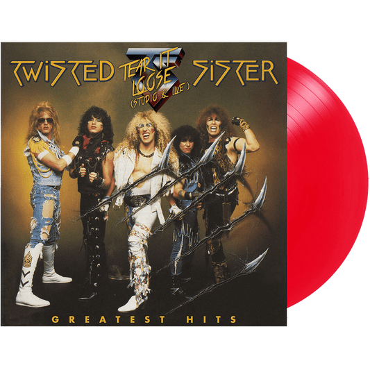 Twisted Sister Greatest Hits -Tear It Loose (Translucent Red Vinyl/Limited Edition/Atlantic Years - Studio & Live w/ Autographed Set List) VINYL LP